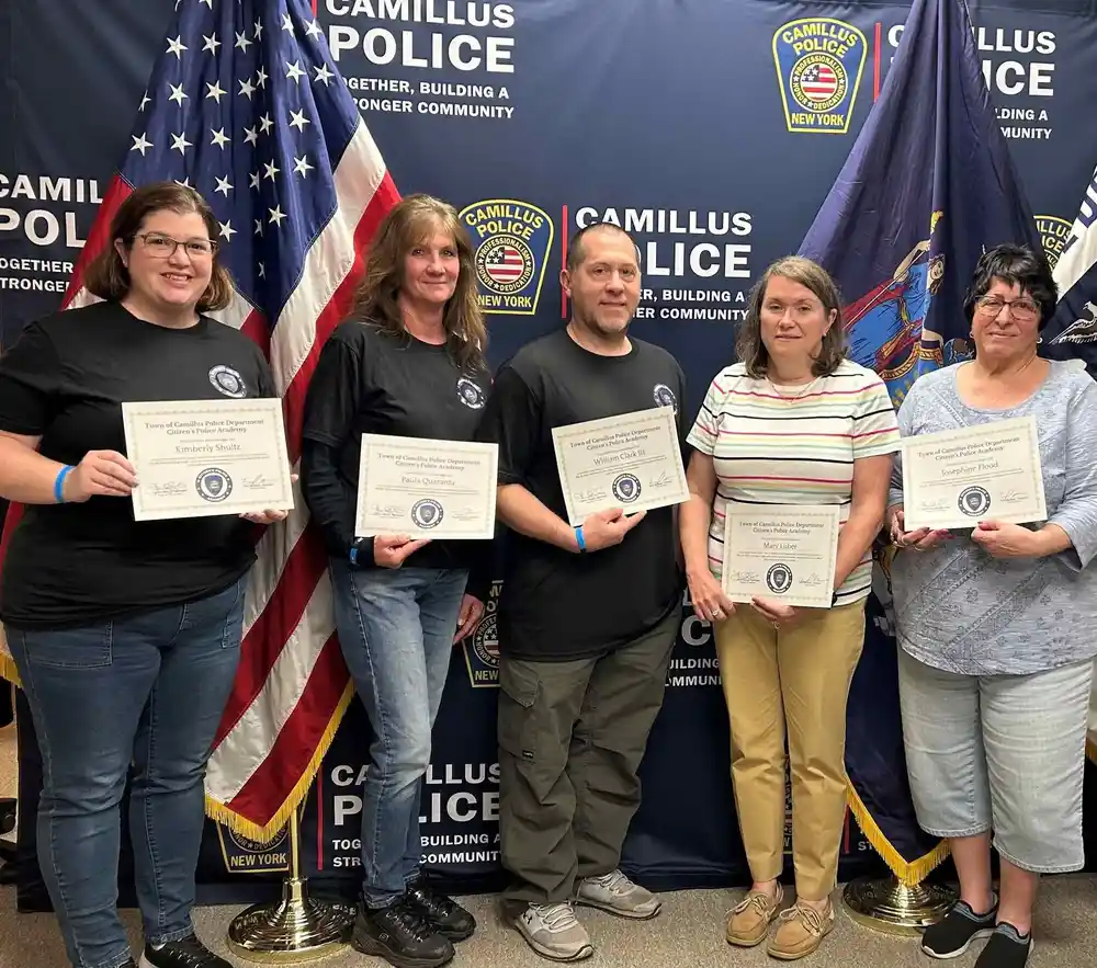 Group of individuals who graduated from the Citizen Police Academy